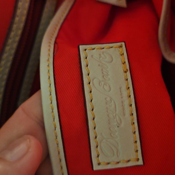 Dooney & Bourke Light Grey Gray Florentine Dome Satchel - Picture 5 of 13